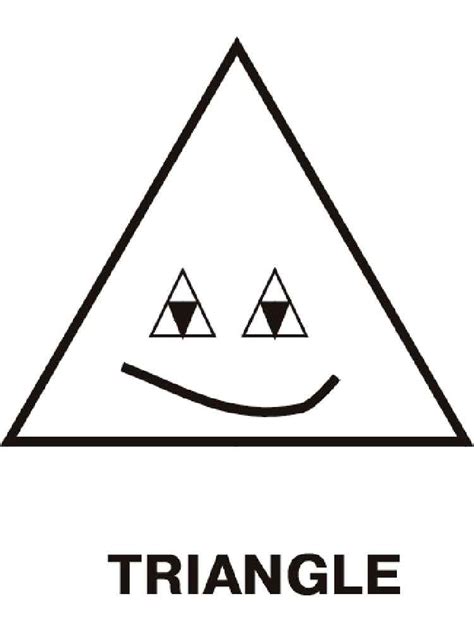 Triangle Coloring Pages Printable Free Coloring Pages