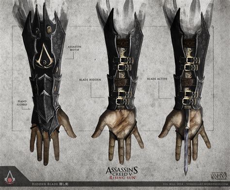 Assassin S Creed Rising Sun Hidden Blade By Theenderling On Deviantart