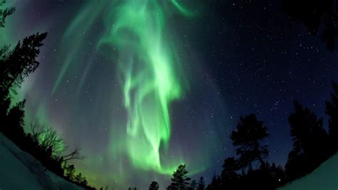 Beautiful Time Lapse Montage Of The Northern Lights In Finland