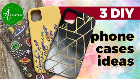 [diy] how to make custom phone case designs 3 creative ideas youtube