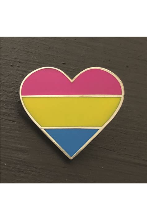 LGBTQ Pride Enamel Pin Heart Enamel Pin And Flag Pins Heart Enamel