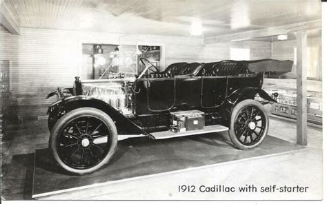 Postcard 1912 Cadillac With Self Starter Unposted Ebay
