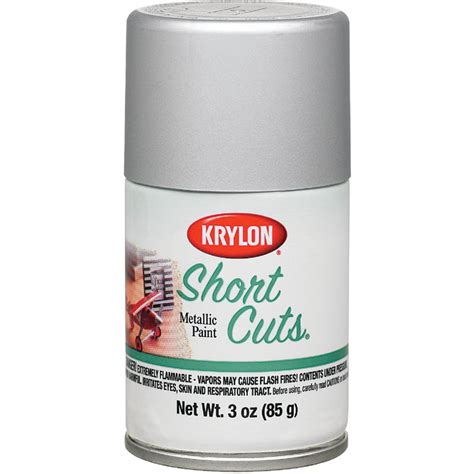Buy Krylon Short Cuts Enamel Spray Paint 3 Oz Chrome