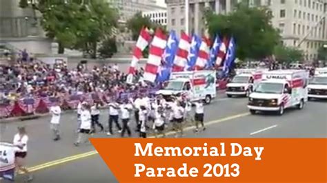 National Memorial Day Parade 2013 Youtube