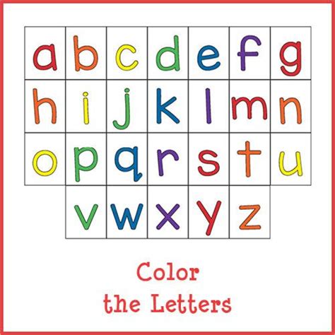 Color The Letters 101 Ways To Teach The Alphabet Teaching The