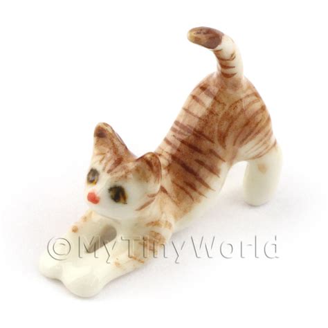 Cats Pets Animaux 112th échelle Tabby Cat E Doll House Miniature