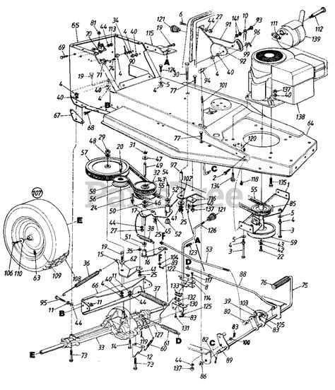 Mtd 130 440 000 Mtd Lawn Tractor 1990 Parts Parts Lookup With