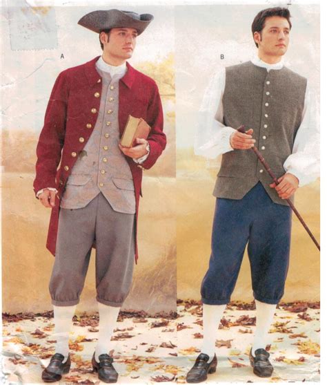 Butterick Pattern 3072 Colonial Revolutionary War Minuteman Costume Men