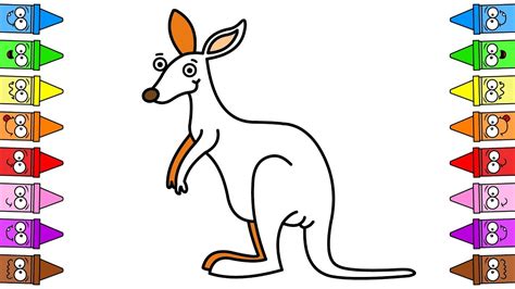 Be generous with the roundness. Latest HD How To Draw A Kangaroo Easy For Kids - hd wallpaper