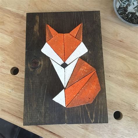 Geometric Fox Alleylux Geometric Fox Geometric Art Geometric Art