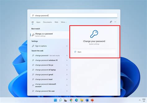 How To Change Password In Windows 11