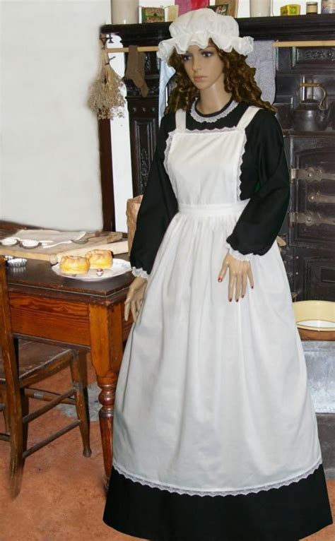 Victorian Maid Costume The Front Servant Clothes Maids Costume Victorian Era Fashion