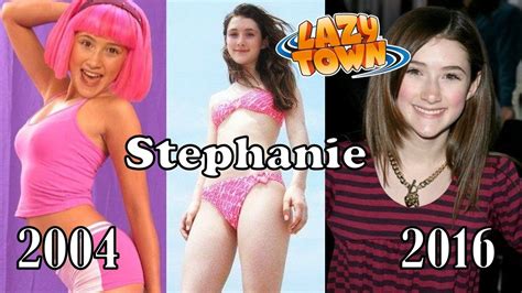 Lazytown Antes Y Despues Then And Now 2016 Youtube