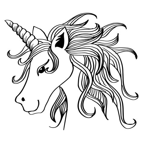 Premium Vector Unicorn Horse Animal Drawing Illustration