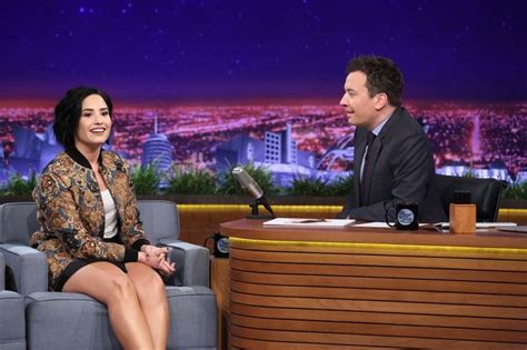 Demi Lovato On The Tonight Show With Jimmy Fallon In Los Angeles February 19th Lovato Demi