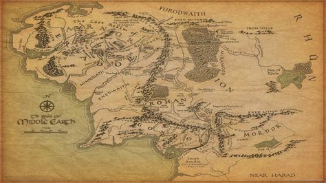 Middle Earth Map Wallpapers Top Free Middle Earth Map Backgrounds