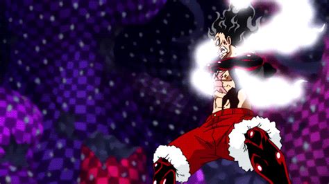 An Anime Character With Black Hair And Red Clothes In Front Of A Purple