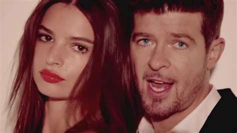 Emily Ratajkowski Says Robin Thicke Groped Her Bare Breasts On Set Of Blurred Lines Music