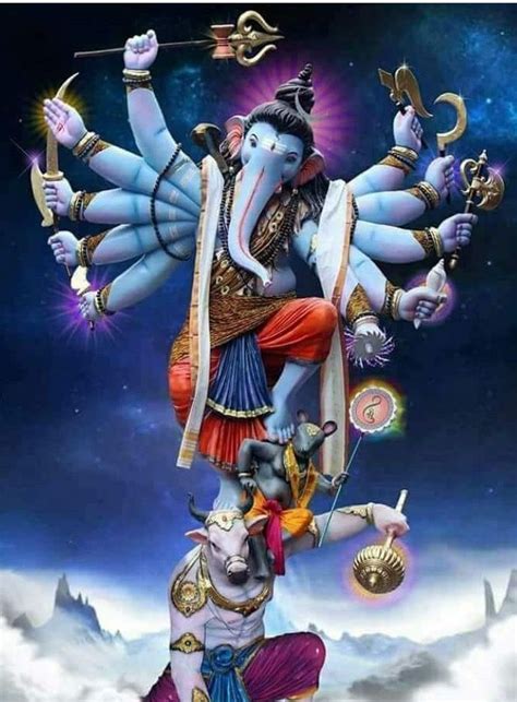 Pin By Priscilla On Modern Hindu Gods ॐ Lord Ganesha Paintings Lord