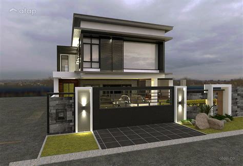 Be inspired by architectural & interior design projects by home and house design professionals in malaysia. Contemporary Modern Exterior semi-detached design ideas ...