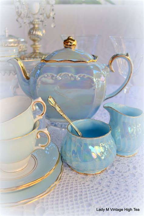 Tee Set Teapots And Cups Teacups Chocolate Pots China Tea Blue