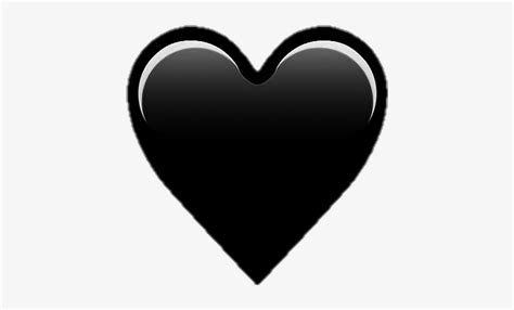 Heart Emoji Black Background
