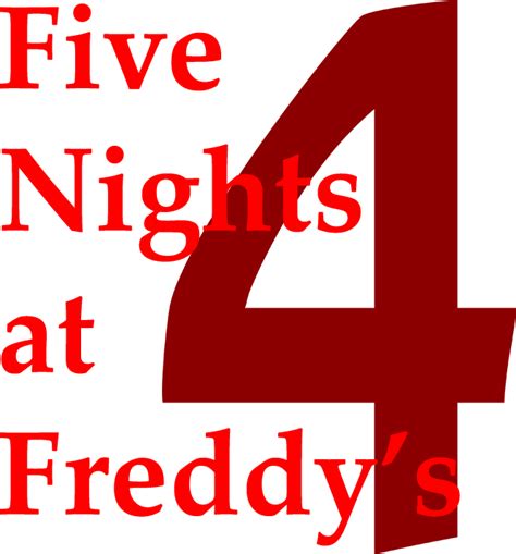 Five Nights At Freddys Logo Png Five Nights At Freddys Fazbears