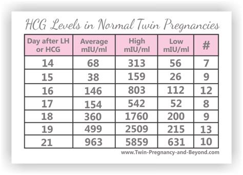 Hcg Levels In Twin Pregnancy Ivf Being Pregnant 6 Months After Giving