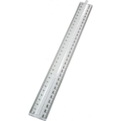 Plastic Ruler 300mm Clear With Finger Grip Officeway