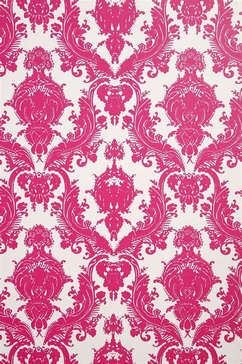 Pink Damask Wallpapers On Wallpaperdog