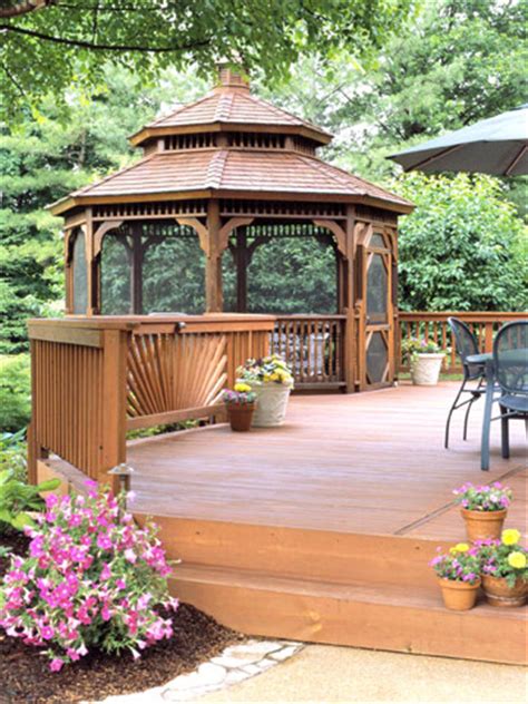If the rear entrance is elevated, the deck will be elevated. 5 Popular Deck Designs Explained