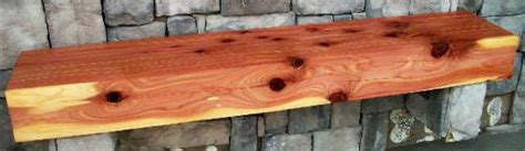 Has anybody got experience using this specie outdoors and does it need to be sealed? Red Cedar mantel | Cedar wood projects, Wood projects ...