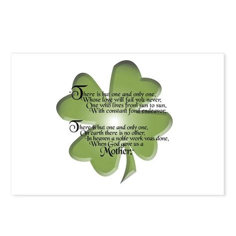 Irish Blessing Mothers Postcards Package Of 8 By Ferngarden