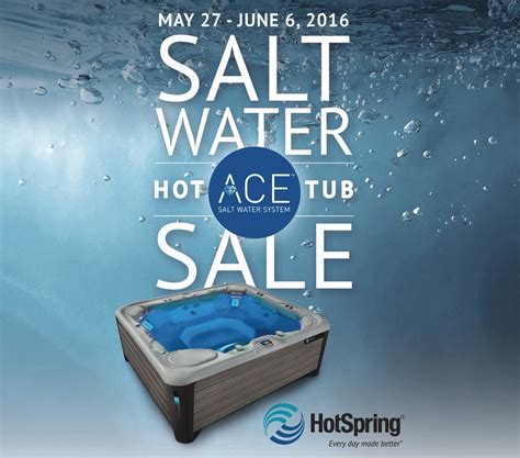 Salt Water Hot Tub Sale Promo Burst Arvidson Pools And Spas