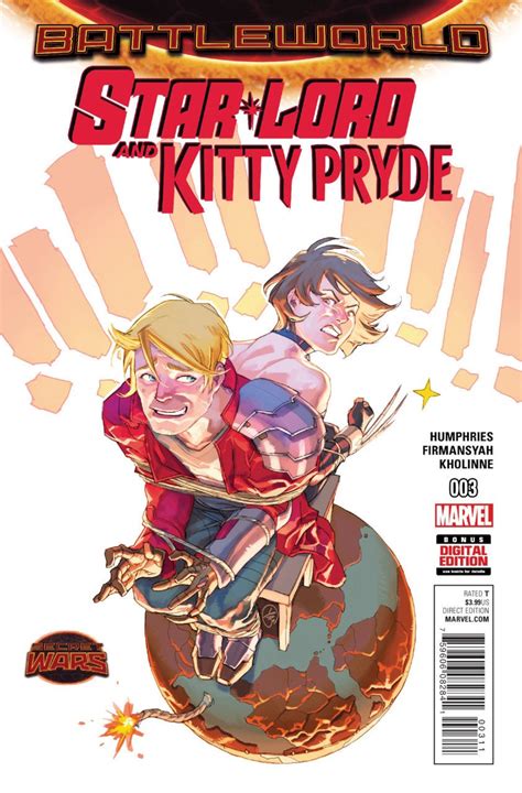Star Lord And Kitty Pryde 2015 3 Vfnm Battleworld Secret Wars