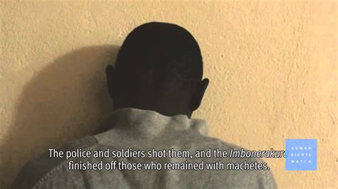 Summary Executions By Army Police In Burundi Youtube