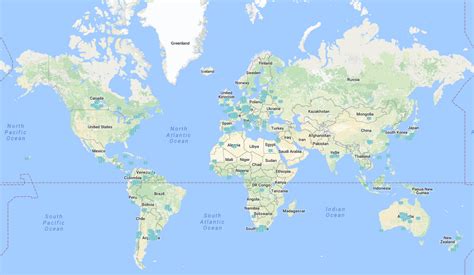 Mapamundi Del Mundo Con Nombres Mapamundi Los 7 Mapamundis Temáticos