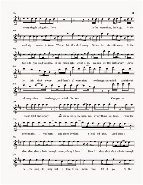 Flute Sheet Music: Shots - Sheet Music | Sheet music, Flute sheet music, Music