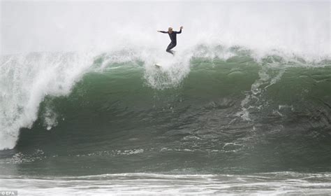 California Hit With 12ft Waves From Storm That Started Off New Zealand
