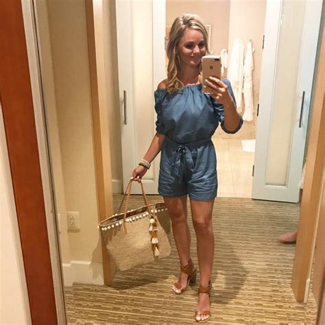 Chambray Romper A Cup Full Of Sass Fashion A Cup Full Of Sass