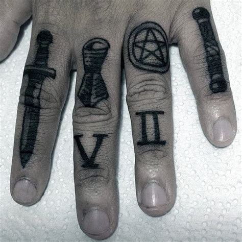 70 Simple Hand Tattoos For Men - Cool Ink Design Ideas