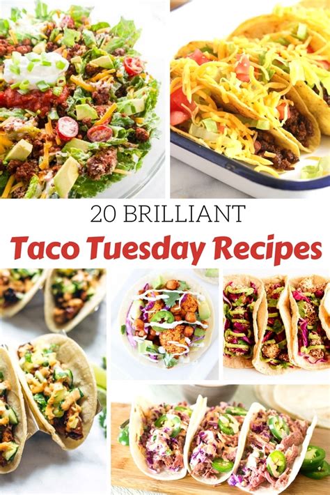 Tacos are awesome because they're easy to make, healthy there are so many unique taco recipes that are good for you too! 20 Fantastic Recipes for Taco Tuesday - The Chunky Chef