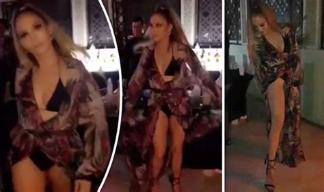 Jennifer Lopez Exposes Knickers In Jaw Dropping See Through Slashed Frock For Saucy Clip