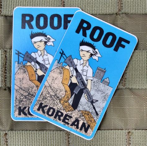 Roof Korean Sticker Violent Little Machine Shop