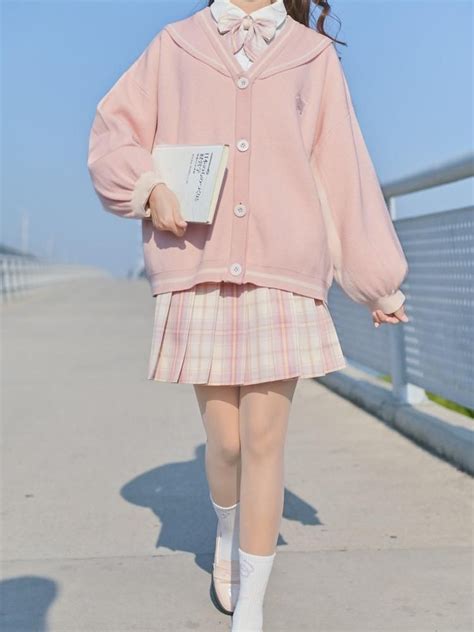 Kawaii School Uniform Pink Plaid Mini Skirt Artofit