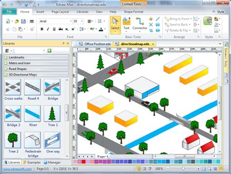 3D Directional Map Software