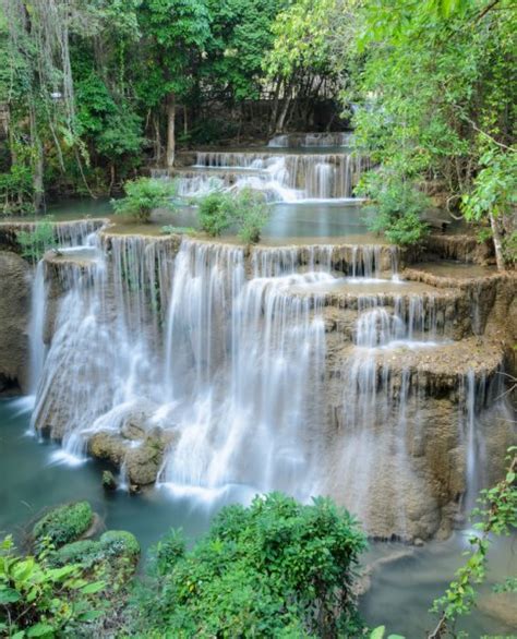 Tropical Rainforest Waterfall Thailand — Stock Photo © Boonsom 13048066