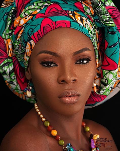 Ankara Headscarf Inspiration For Natural Hair And Ways To Style Them In