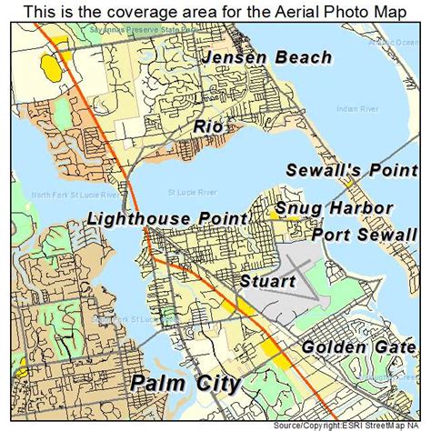 Aerial Photography Map Of Stuart Fl Florida