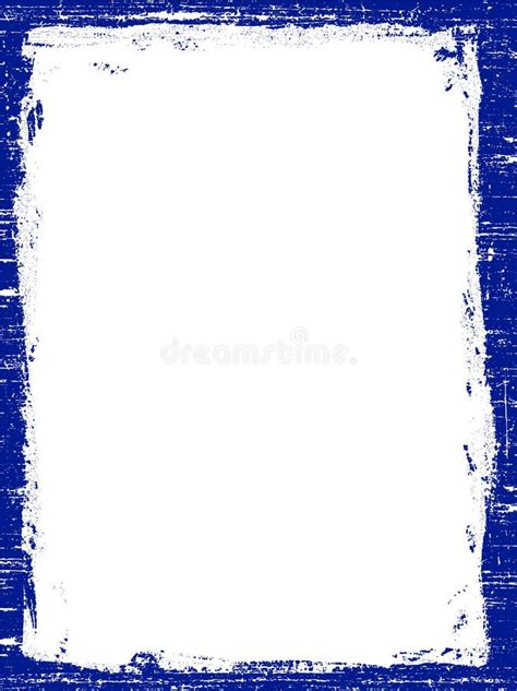 Dark Blue Grunged Border Stock Vector Illustration Of Paint 3217521